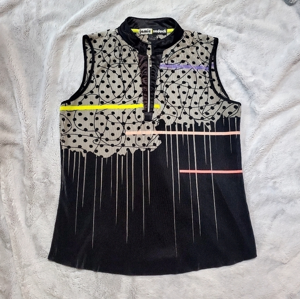 Jamie Sadock Golf Outdoor Abstract Shirt Tank Size Large